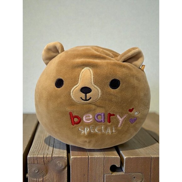 Squishmallows 8" Omar Teddy Bear Plush Toy Beary Special Retired Brown Stuffed A - Picture 1 of 9